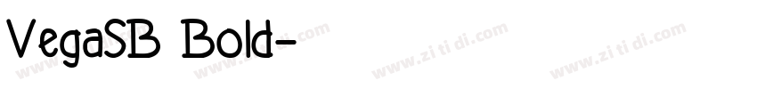 VegaSB Bold字体转换
